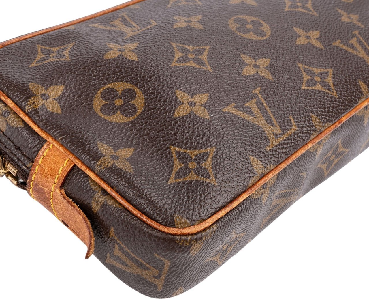 Louis Vuitton Monogram Canvas Marly Crossbody Bag Bruin