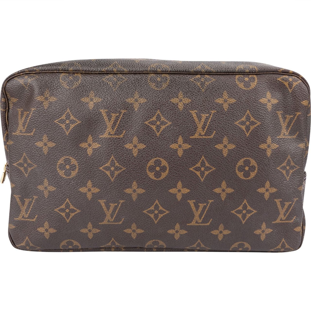 Louis Vuitton Monogram Canvas Trousse Toilette 28 Clutch Bruin