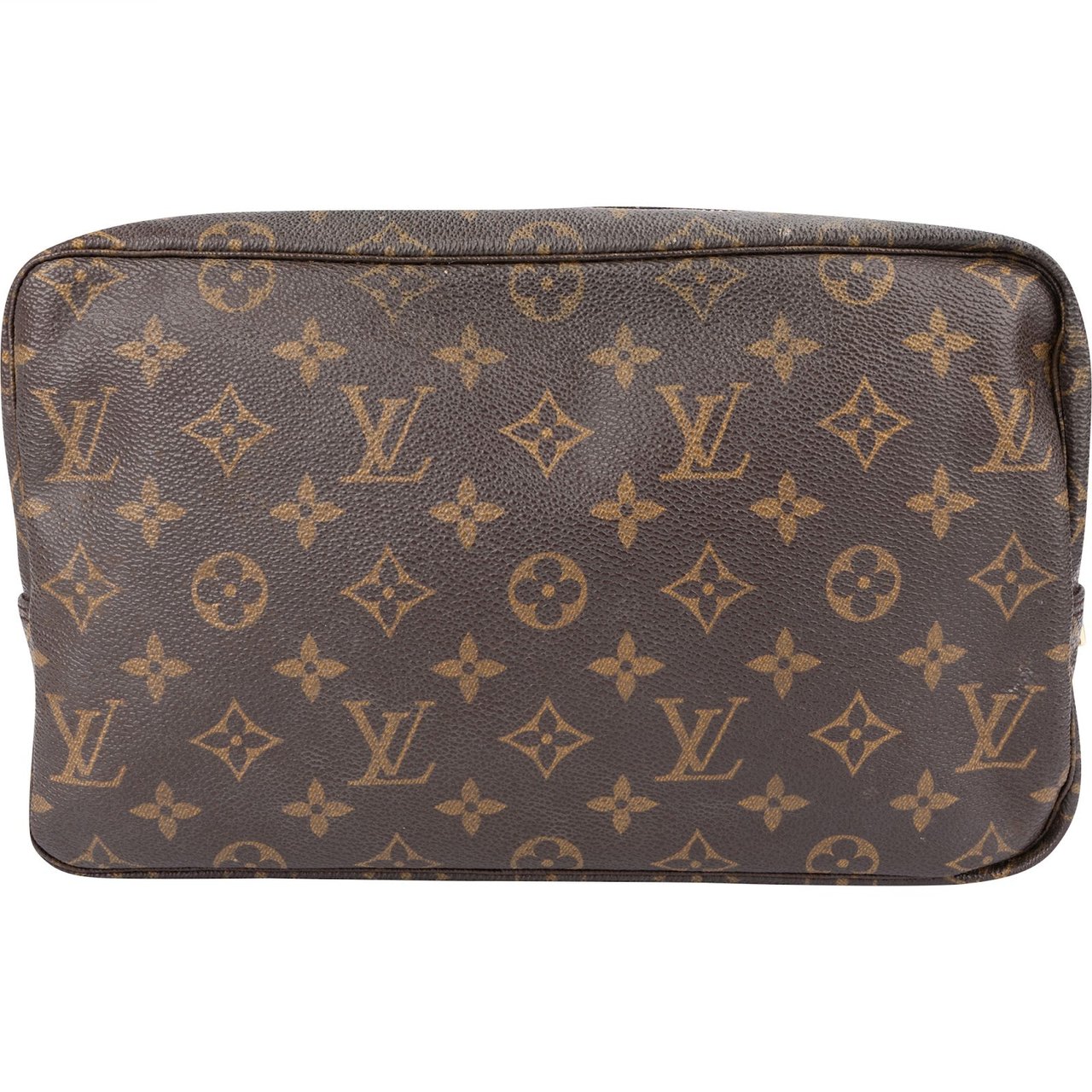 Louis Vuitton Monogram Canvas Trousse Toilette 28 Clutch Bruin