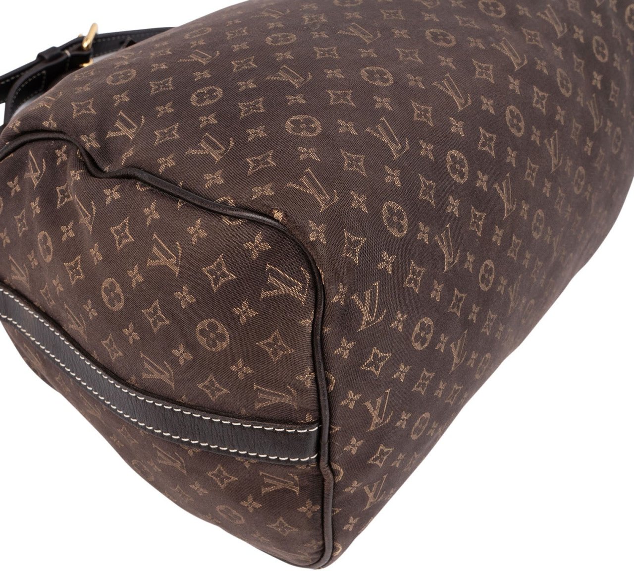 Louis Vuitton Mini Lin Monogram Speedy 30 Bandoulière Handbag Bruin