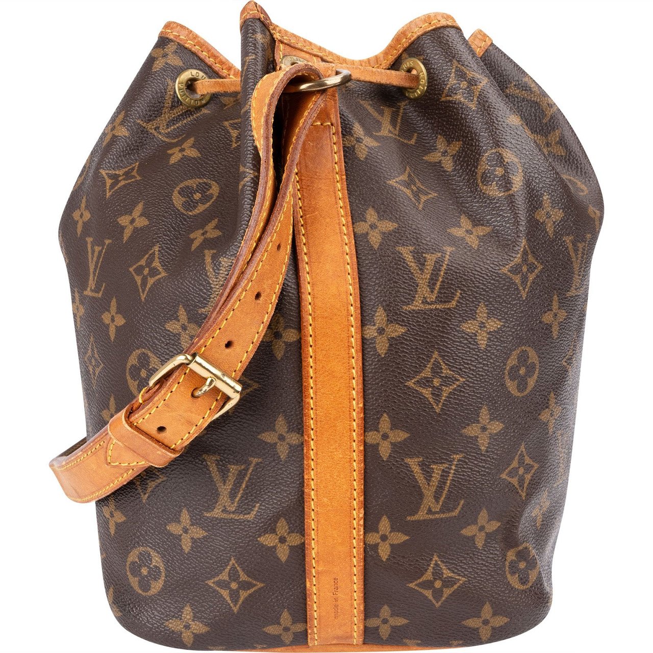 Louis Vuitton Monogram Canvas Sac Noé Petit Shoulder Bag Bruin