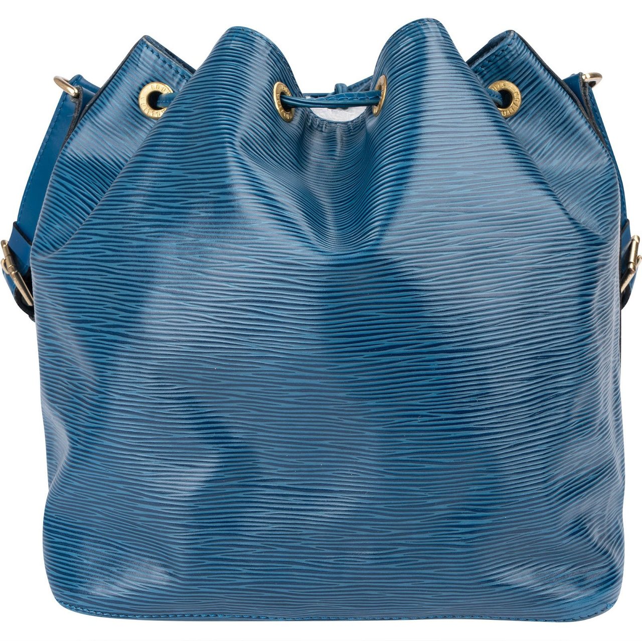 Louis Vuitton Blue Epi Leather Sac Noé Petit Shoulder Bag Blauw