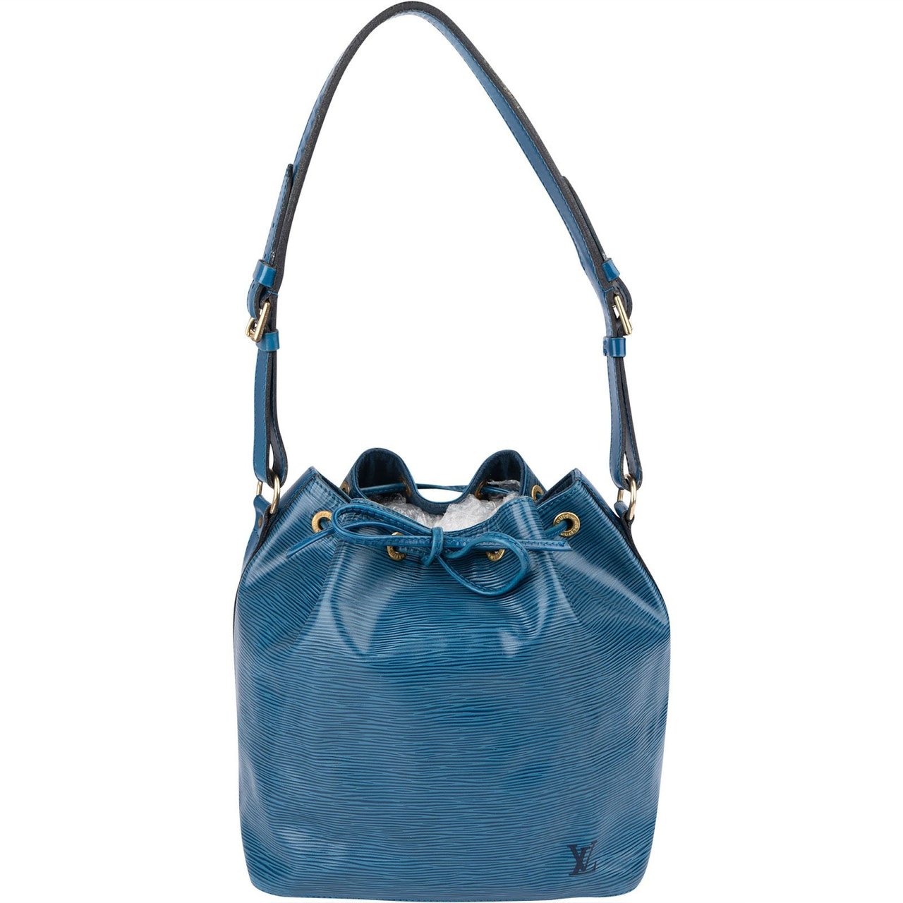 Louis Vuitton Blue Epi Leather Sac Noé Petit Shoulder Bag Blauw
