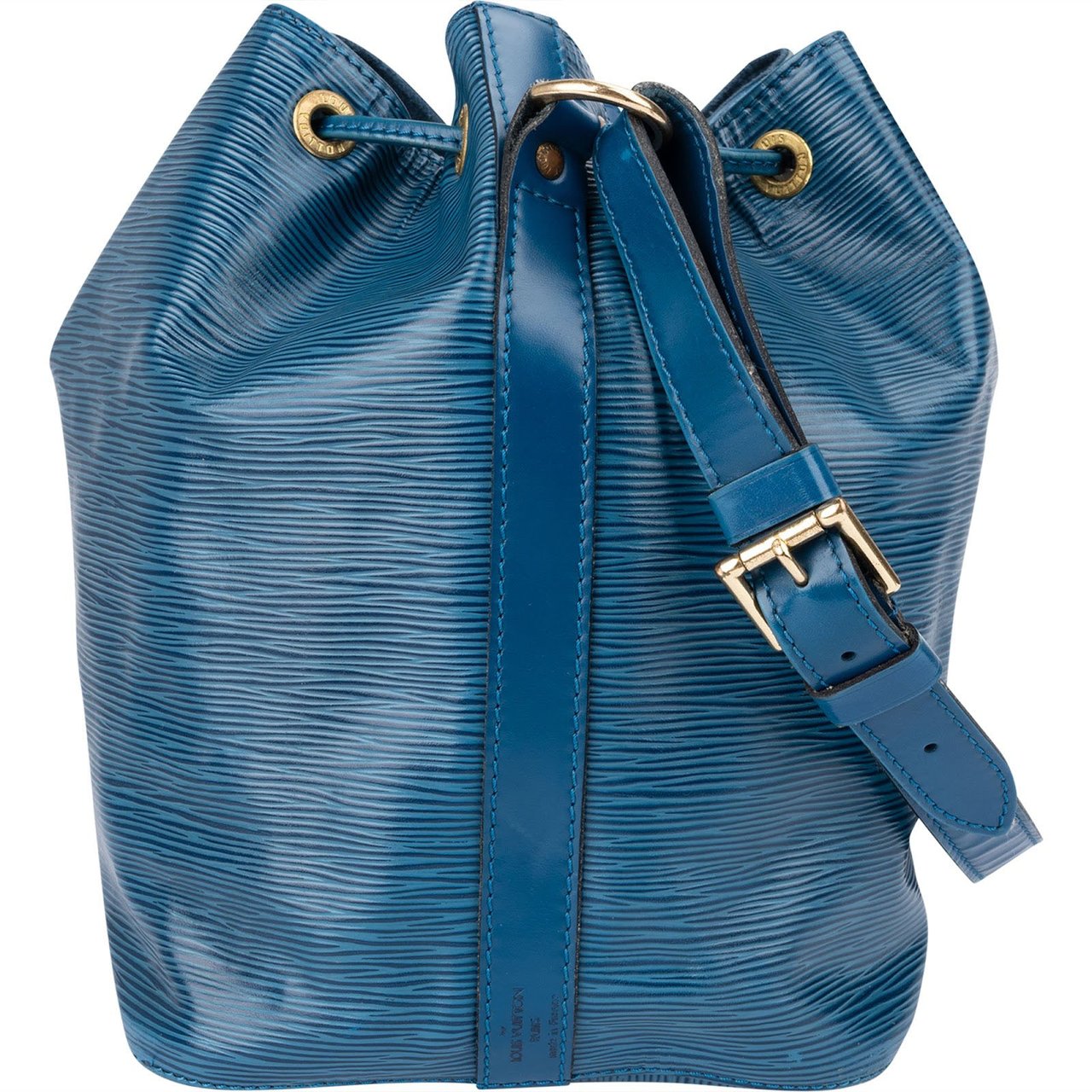 Louis Vuitton Blue Epi Leather Sac Noé Petit Shoulder Bag Blauw