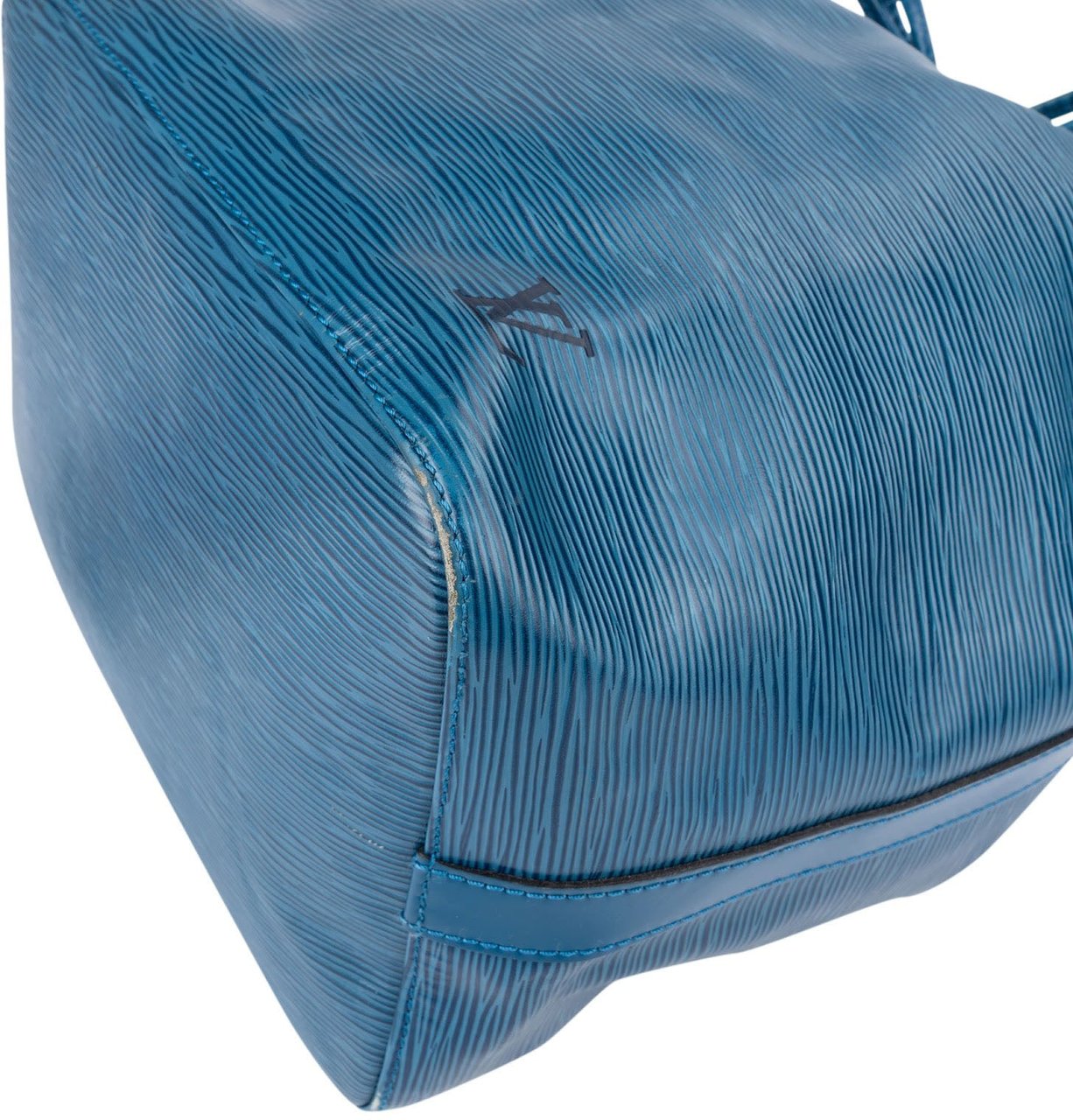 Louis Vuitton Blue Epi Leather Sac Noé Petit Shoulder Bag Blauw