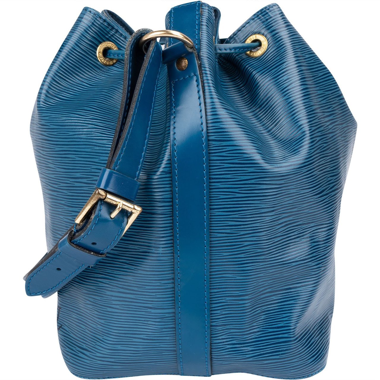 Louis Vuitton Blue Epi Leather Sac Noé Petit Shoulder Bag Blauw