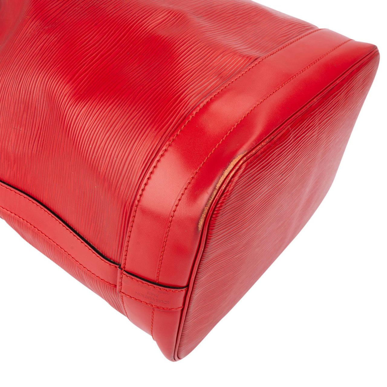 Louis Vuitton Red Epi Leather Sac Noé Grande Shoulder Bag Rood