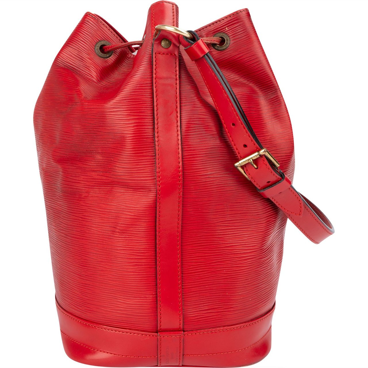Louis Vuitton Red Epi Leather Sac Noé Grande Shoulder Bag Rood