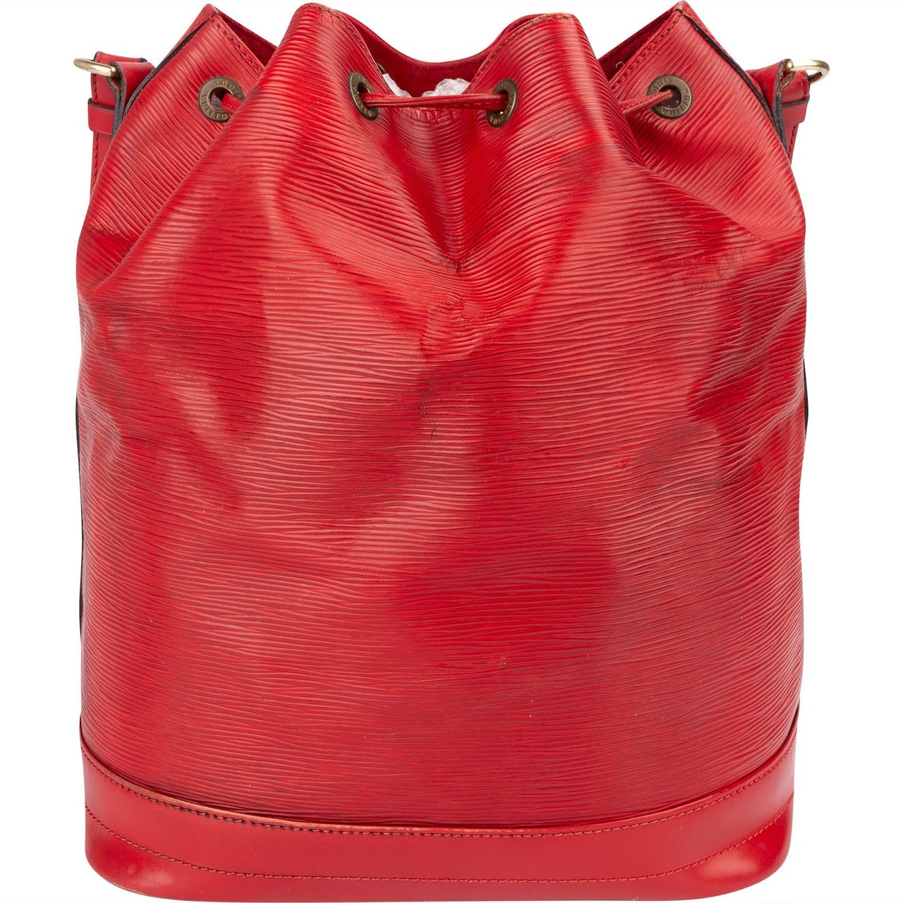 Louis Vuitton Red Epi Leather Sac Noé Grande Shoulder Bag Rood