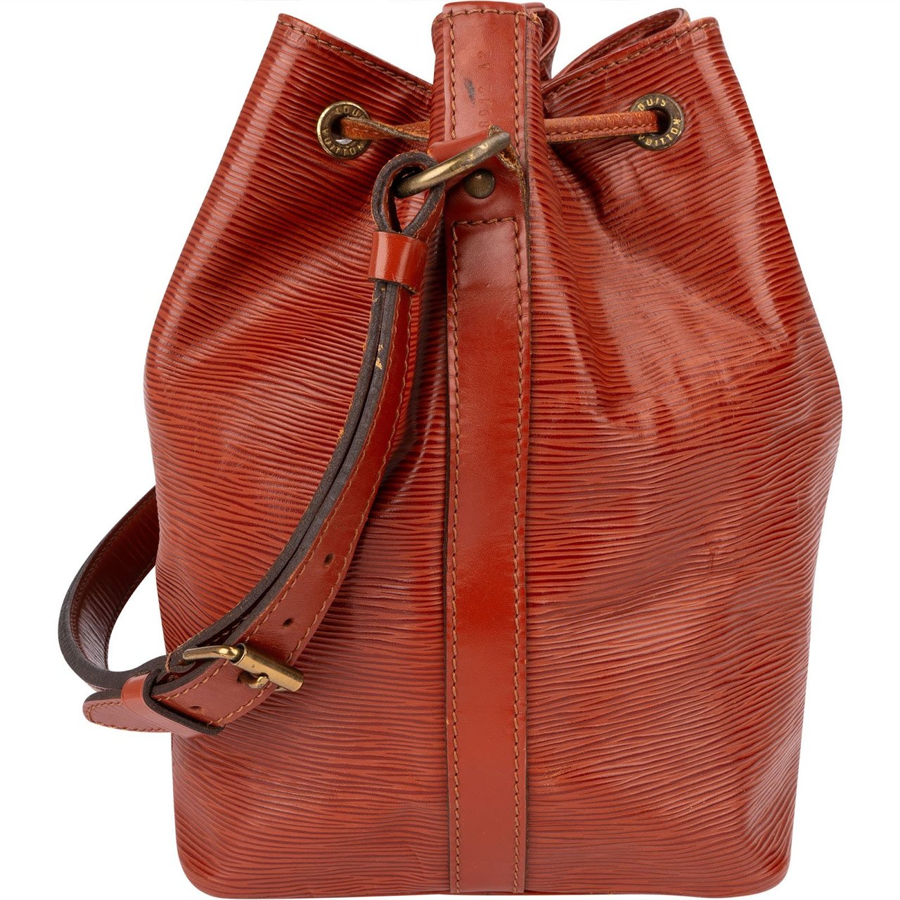 Louis Vuitton Kenyan Brown Epi Leather Sac Noé Petit Shoulder Bag Bruin