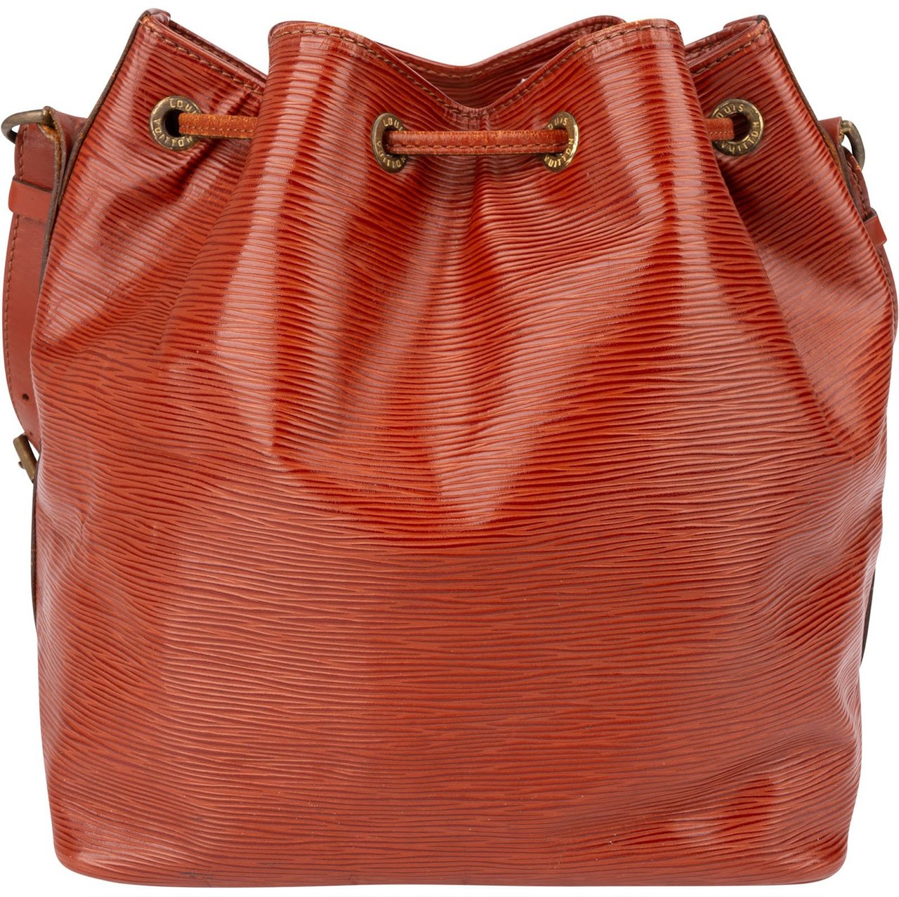 Louis Vuitton Kenyan Brown Epi Leather Sac Noé Petit Shoulder Bag Bruin