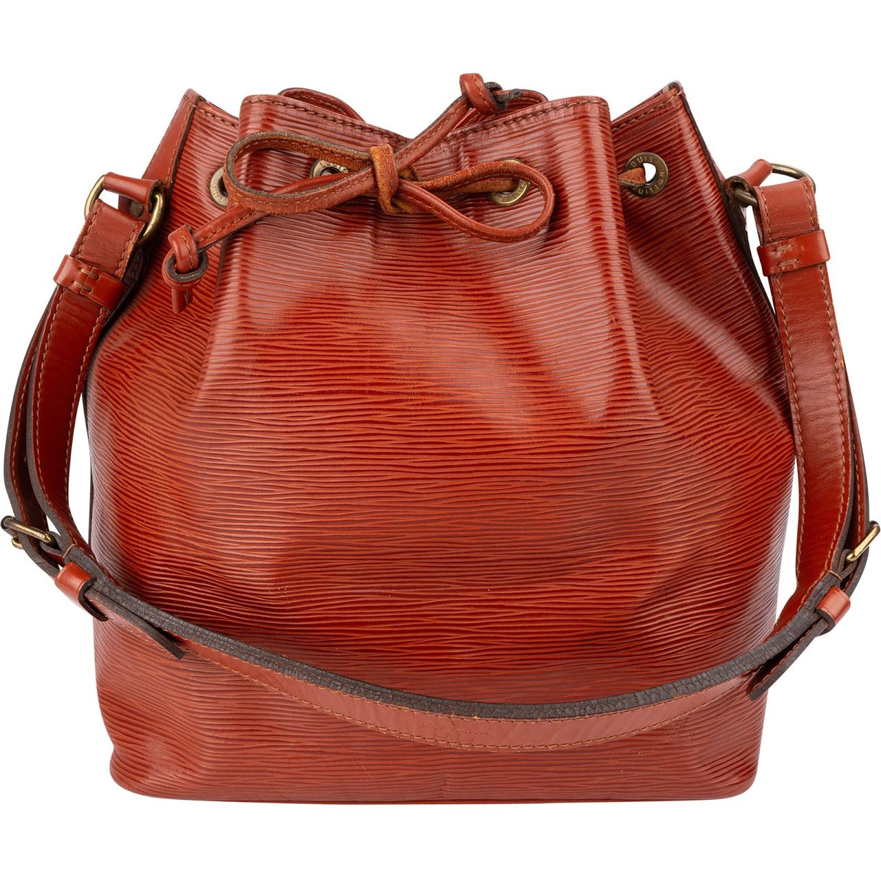 Louis Vuitton Kenyan Brown Epi Leather Sac Noé Petit Shoulder Bag Bruin
