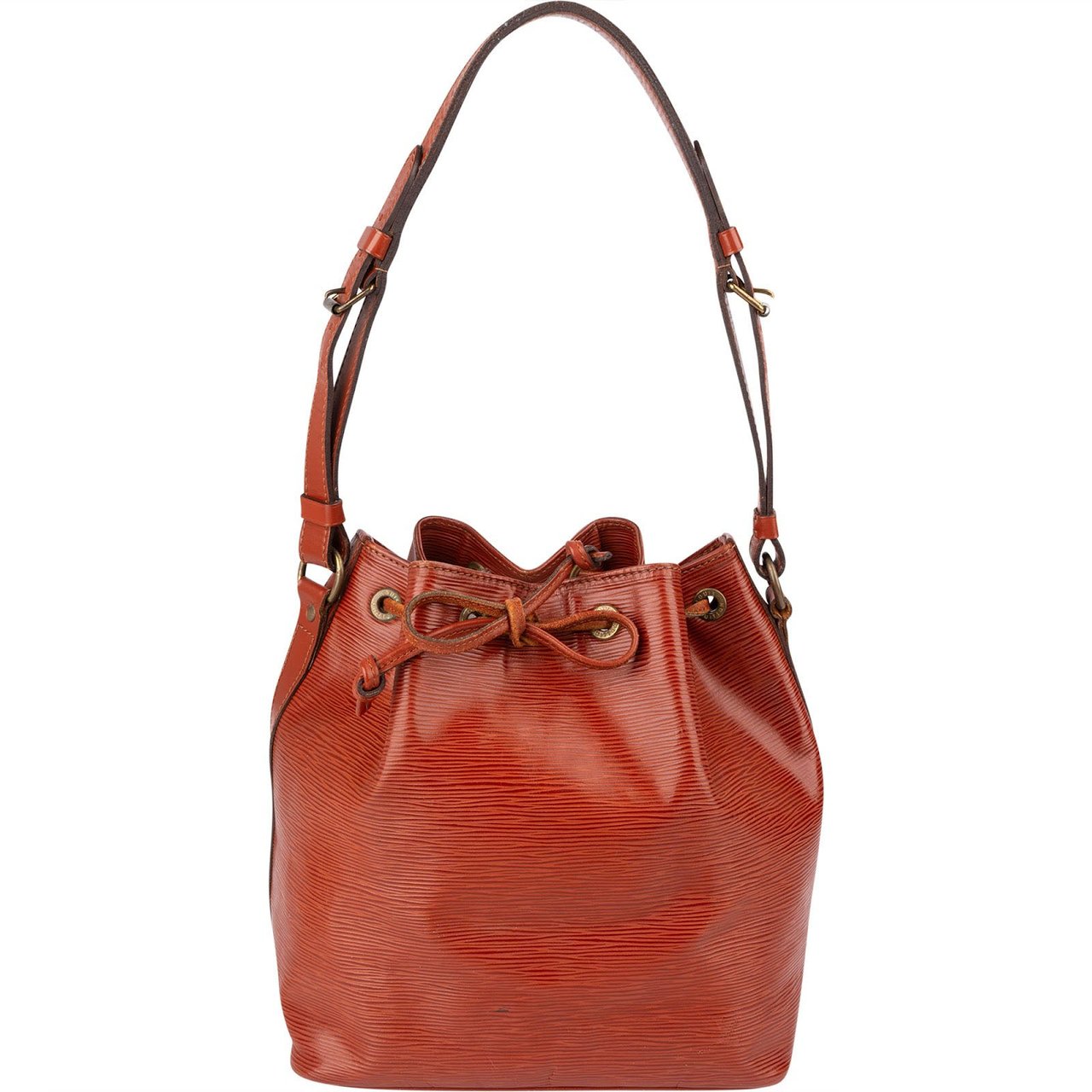 Louis Vuitton Kenyan Brown Epi Leather Sac Noé Petit Shoulder Bag Bruin