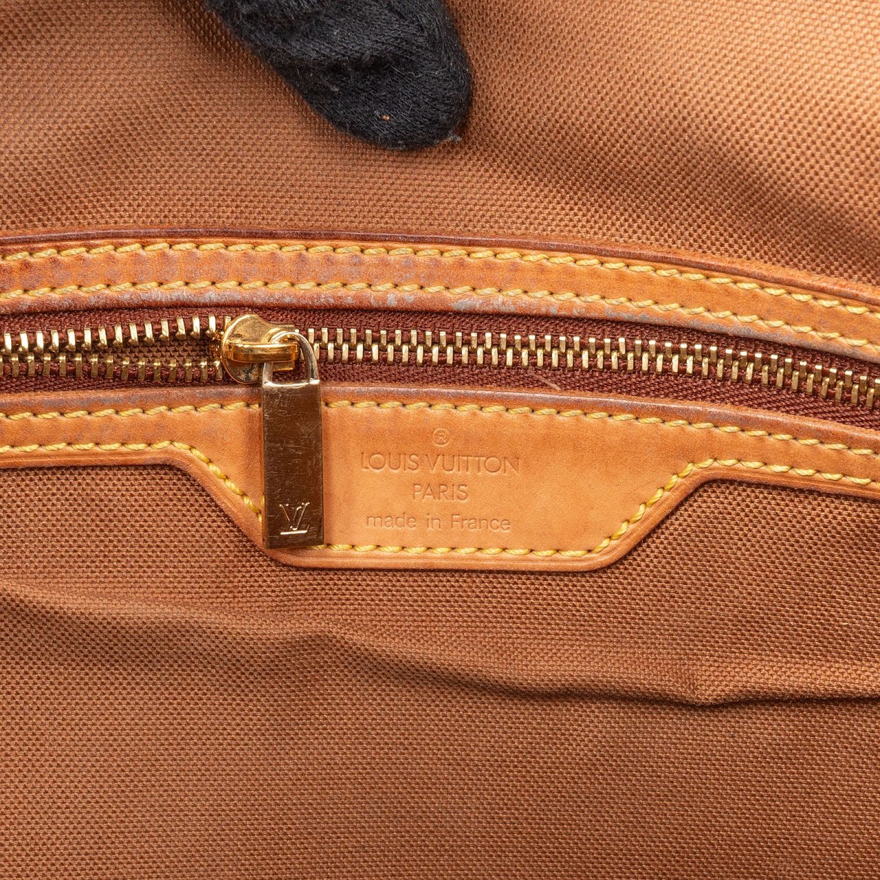 Louis Vuitton Monogram Canvas Cabas Mezzo Shoulder Bag Bruin