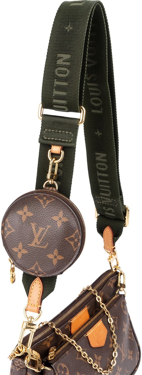 Louis Vuitton Monogram Canvas Multi Pochette Accessoires Crossbody Bag Bruin