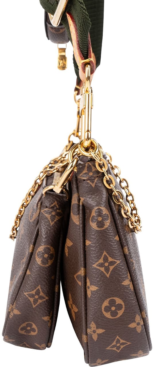 Louis Vuitton Monogram Canvas Multi Pochette Accessoires Crossbody Bag Bruin