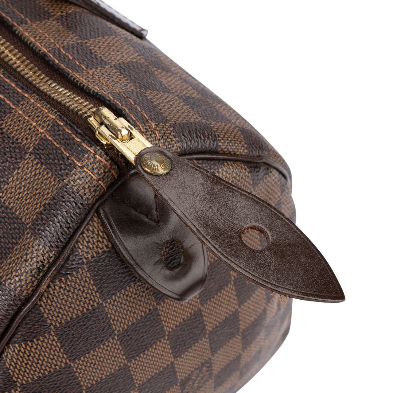 Louis Vuitton Monogram Damier Ebene Canvas Speedy 30 Handbag Bruin