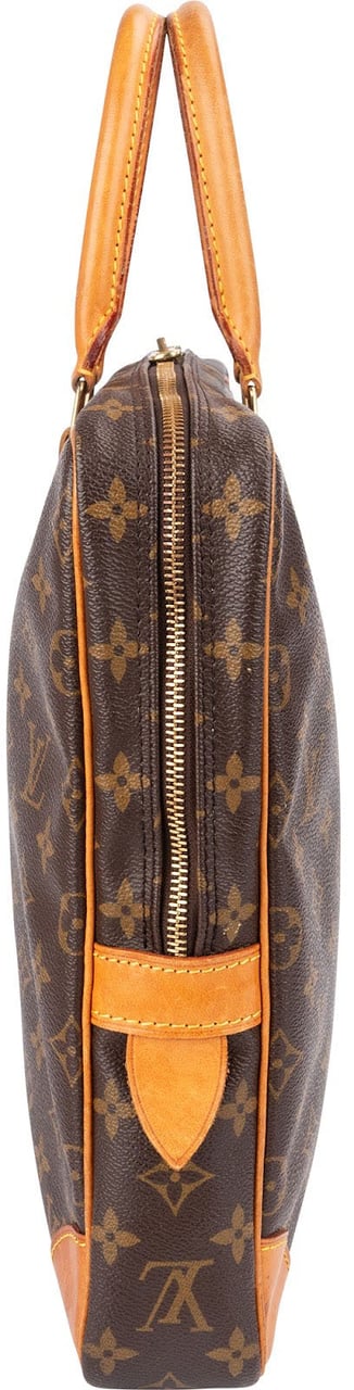 Louis Vuitton Monogram Canvas Porte-Documents Voyage Handbag Bruin