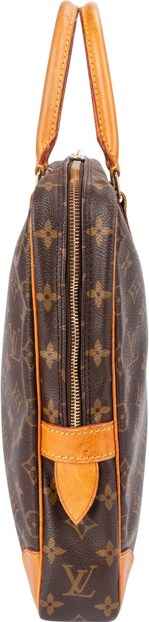Louis Vuitton Monogram Canvas Porte-Documents Voyage Handbag Bruin