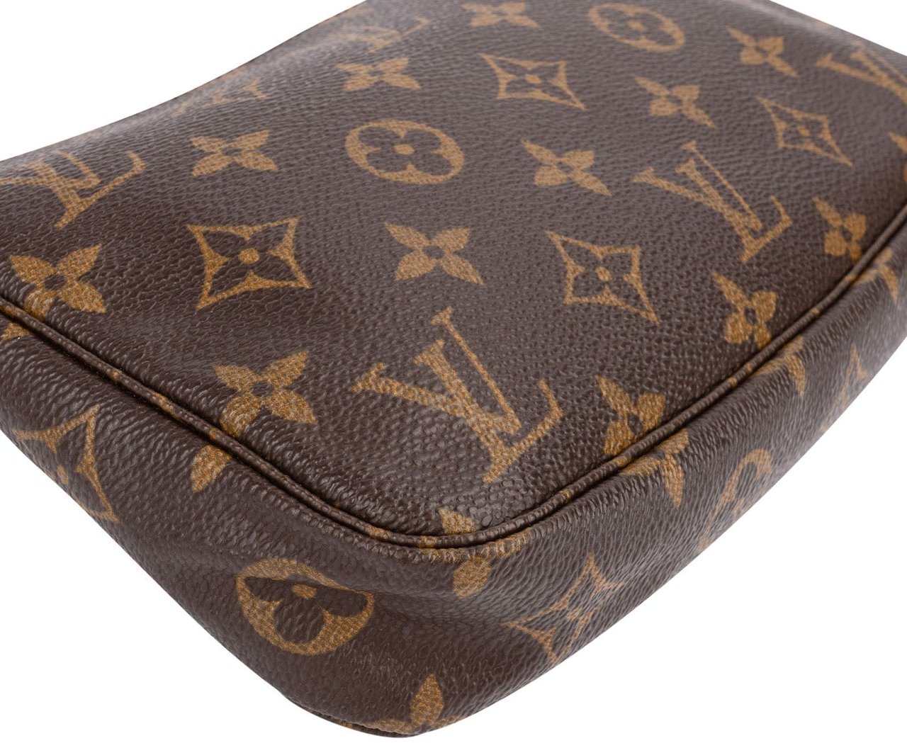 Louis Vuitton Monogram Canvas Pochette Accessoires Handbag Bruin