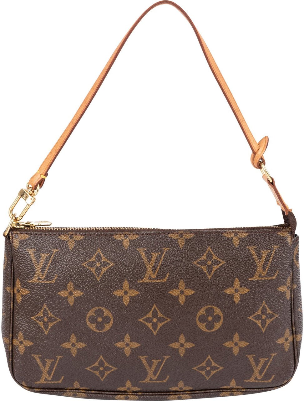 Louis Vuitton Monogram Canvas Pochette Accessoires Handbag Bruin