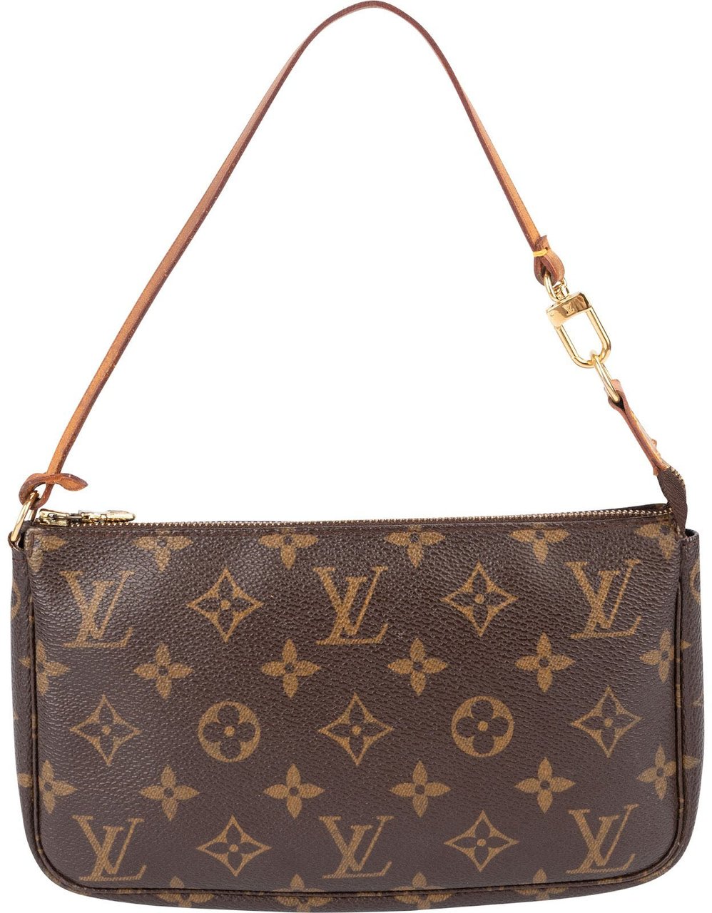 Louis Vuitton Monogram Canvas Pochette Accessoires Handbag Bruin