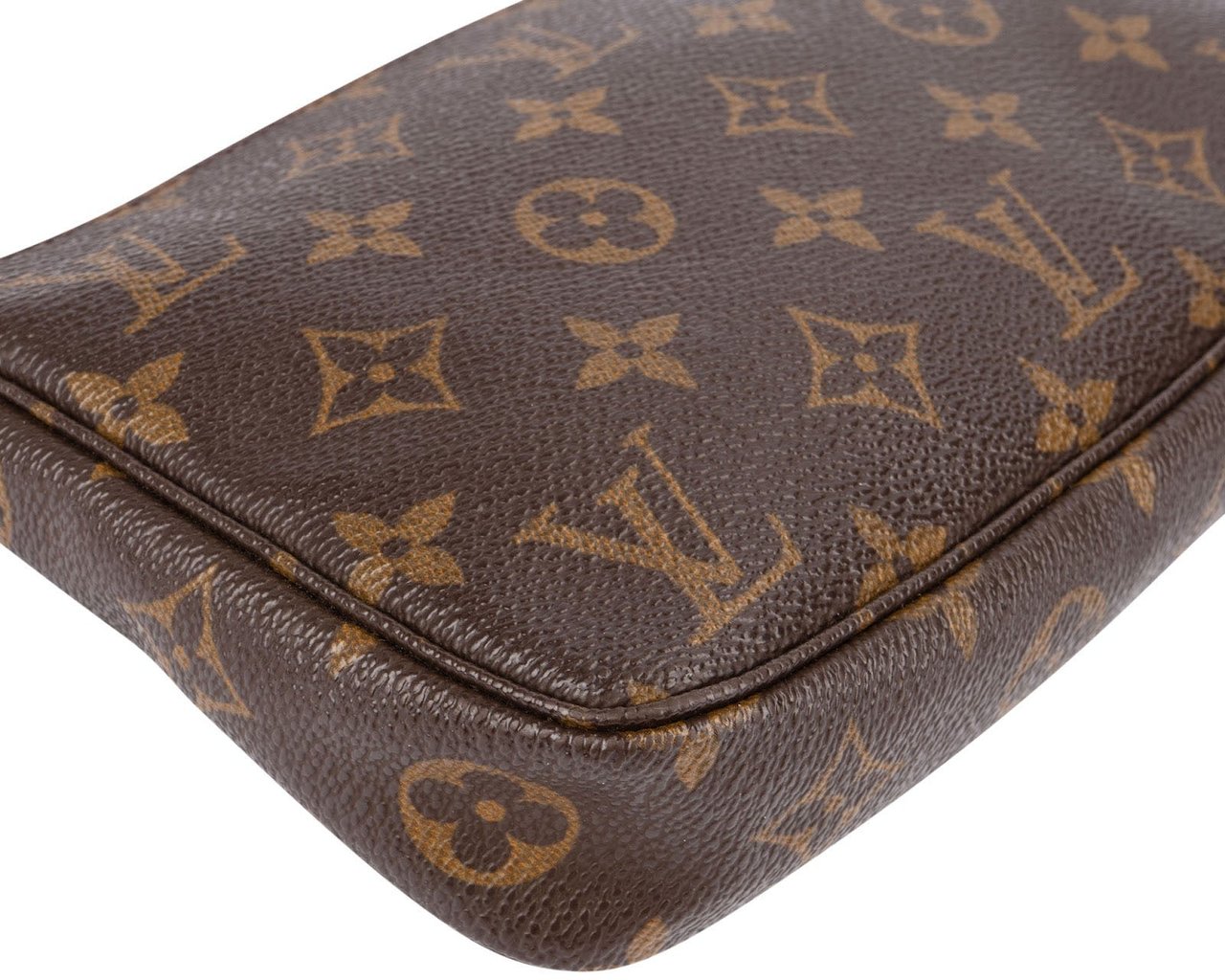 Louis Vuitton Monogram Canvas Pochette Accessoires Handbag Bruin