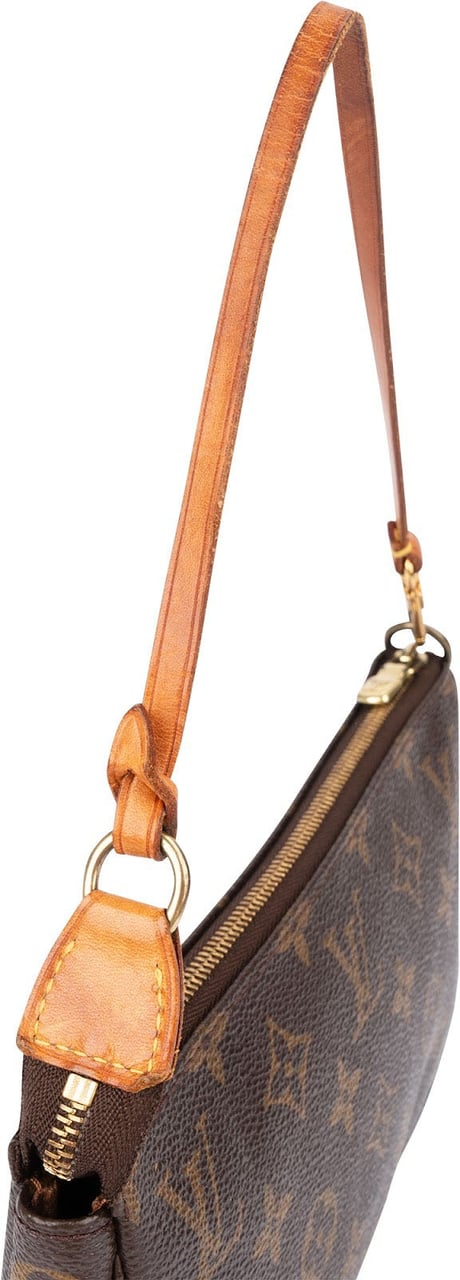 Louis Vuitton Monogram Canvas Pochette Accessoires Handbag Bruin