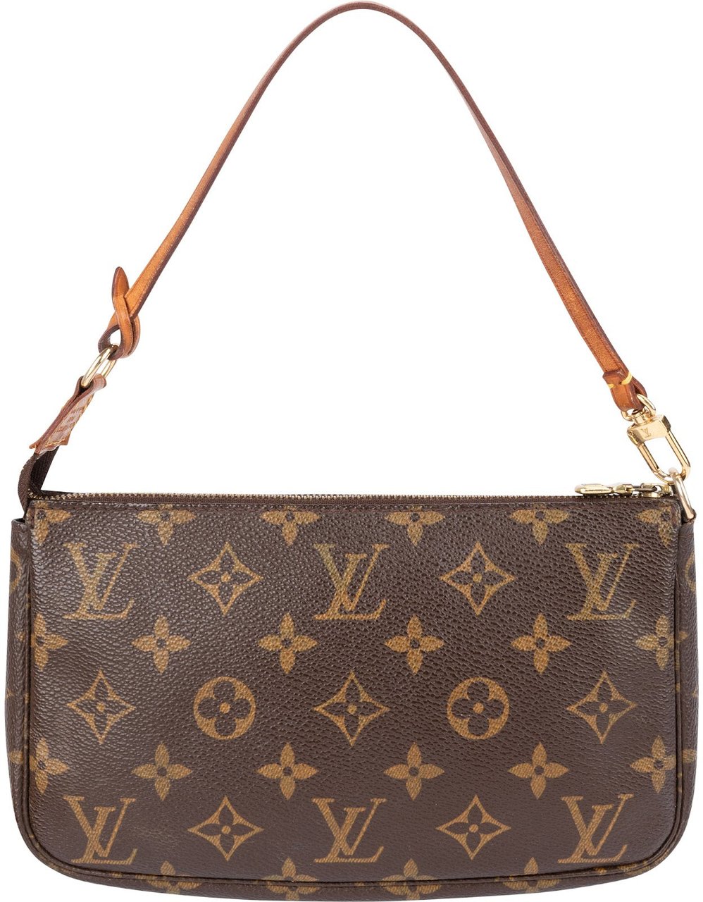 Louis Vuitton Monogram Canvas Pochette Accessoires Handbag Bruin