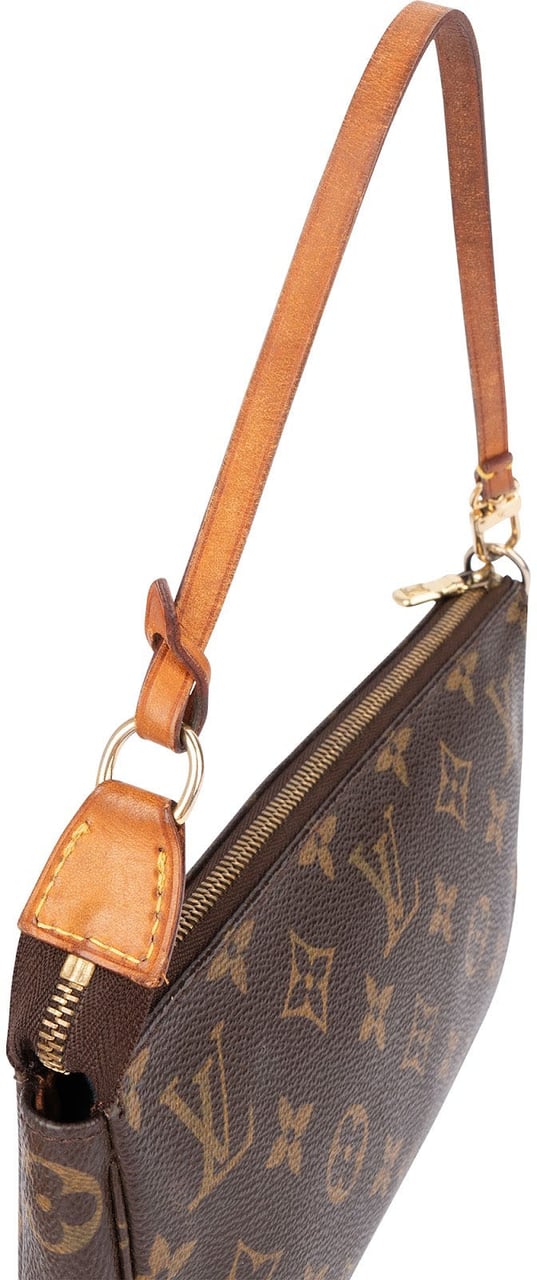 Louis Vuitton Monogram Canvas Pochette Accessoires Handbag Bruin
