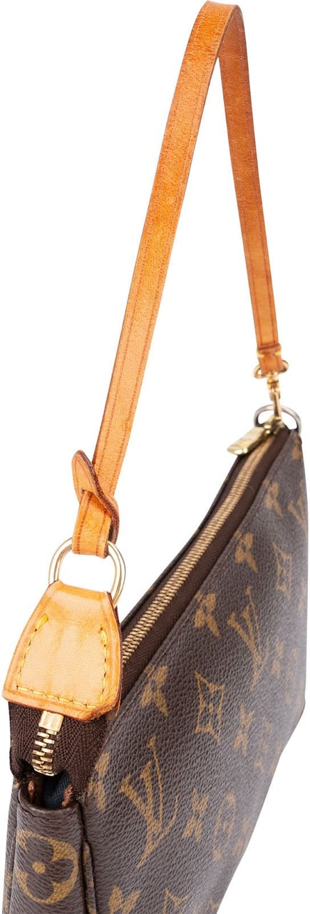 Louis Vuitton Monogram Canvas Pochette Accessoires Handbag Bruin