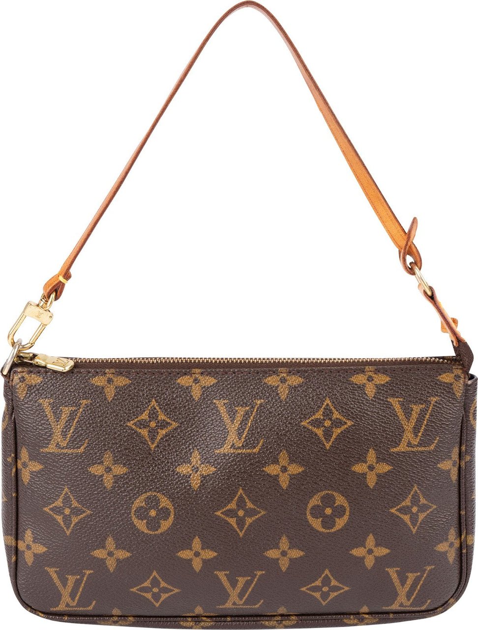 Louis Vuitton Monogram Canvas Pochette Accessoires Handbag Bruin