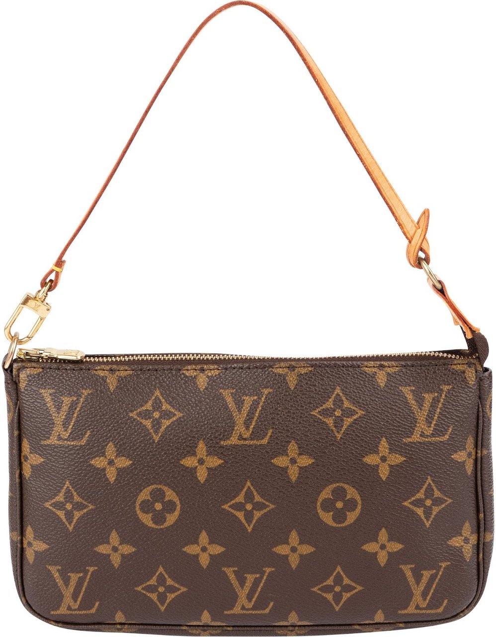 Louis Vuitton Monogram Canvas Pochette Accessoires Handbag Bruin