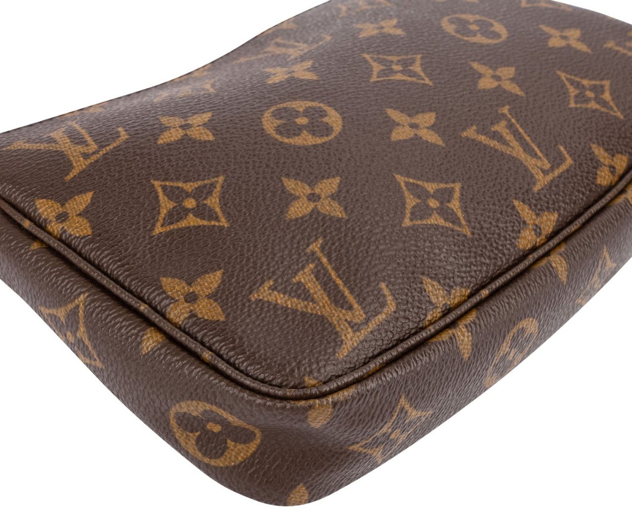Louis Vuitton Monogram Canvas Pochette Accessoires Handbag Bruin