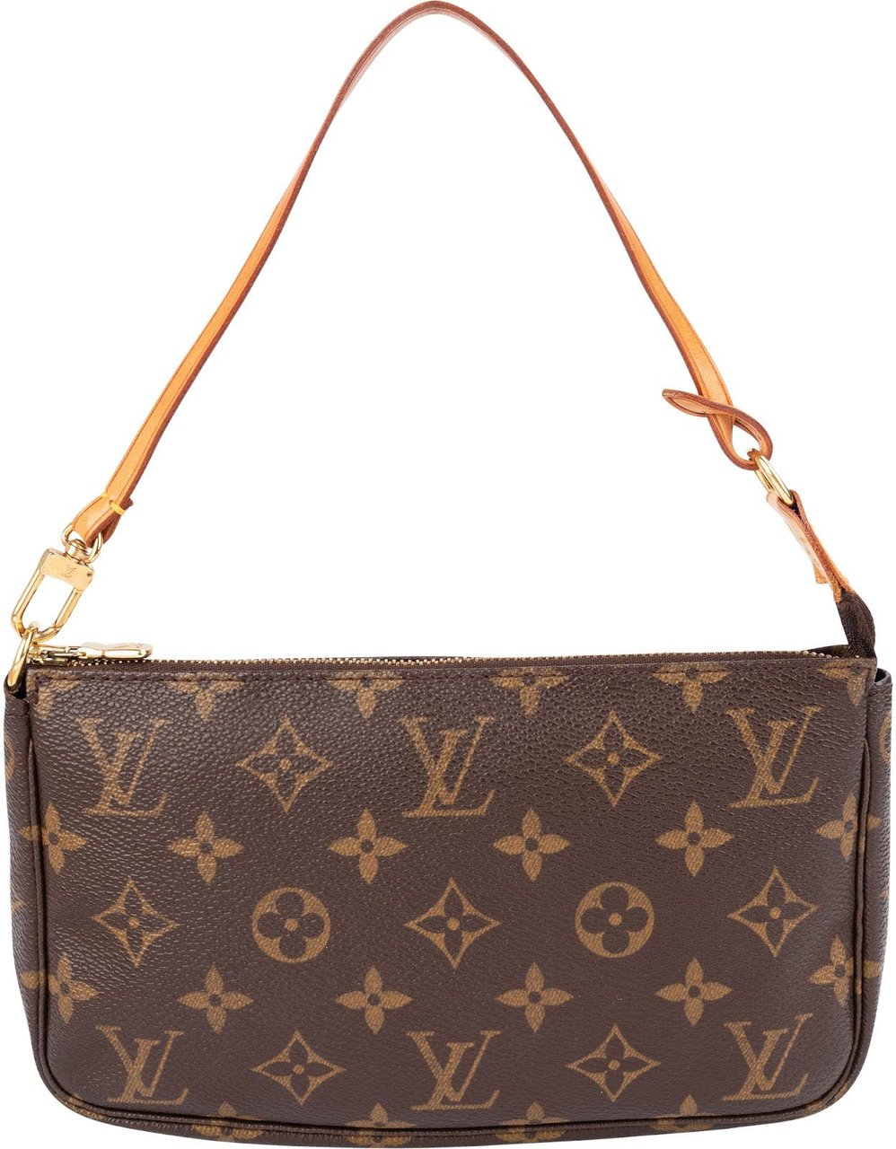 Louis Vuitton Monogram Canvas Pochette Accessoires Handbag Bruin