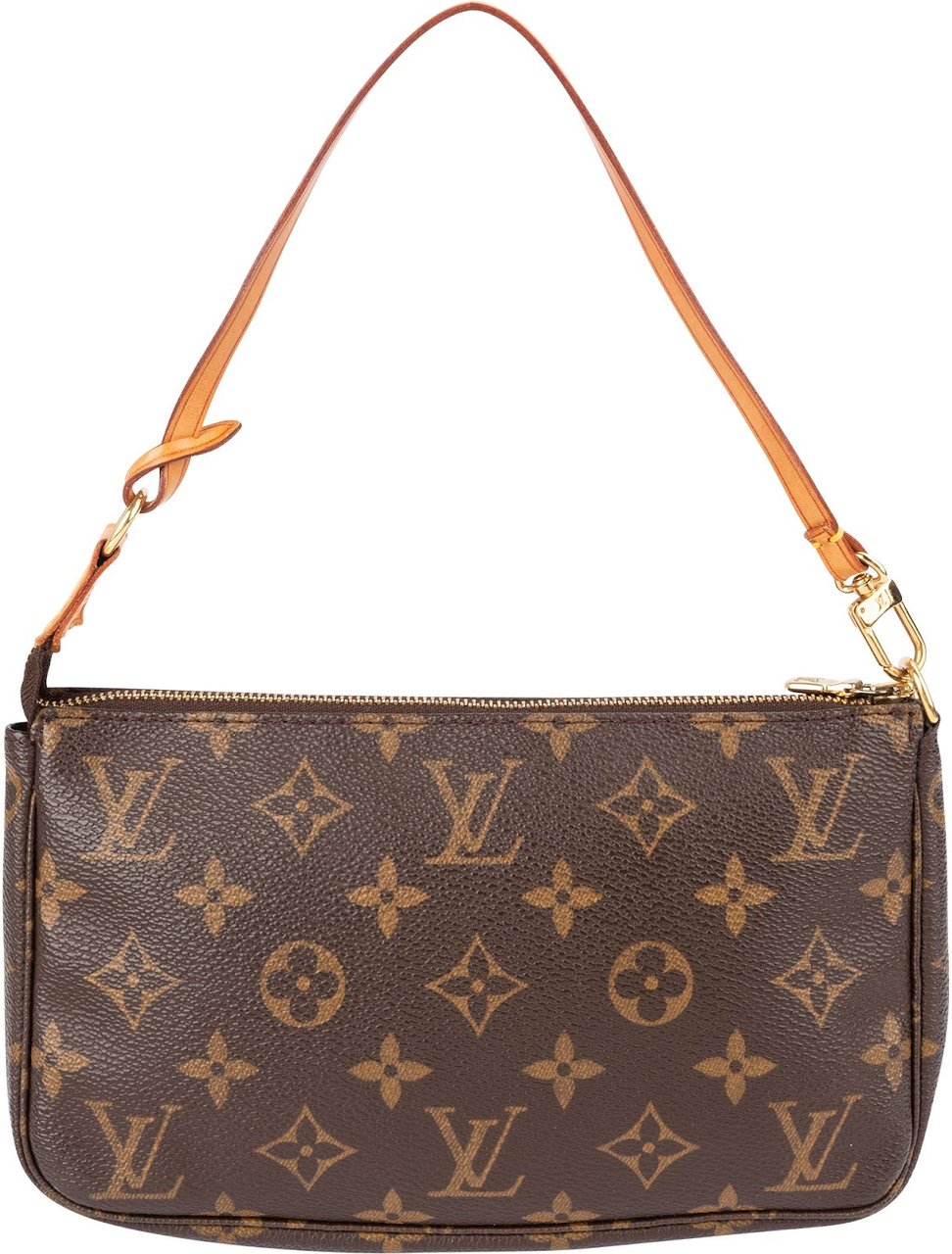 Louis Vuitton Monogram Canvas Pochette Accessoires Handbag Bruin