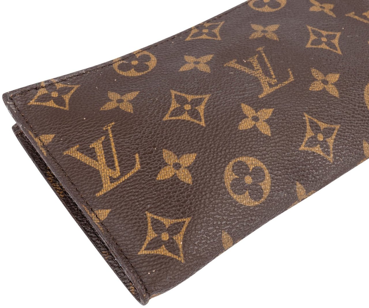 Louis Vuitton Monogram Canvas Bucket Pochette Accessoires Shoulder Bag Bruin