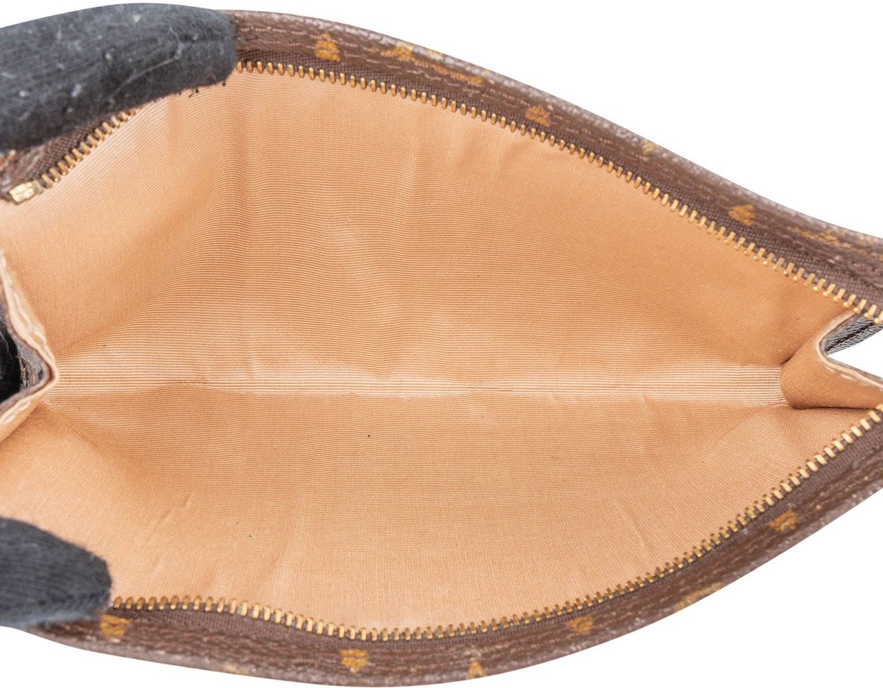 Louis Vuitton Monogram Canvas Bucket Pochette Accessoires Shoulder Bag Bruin