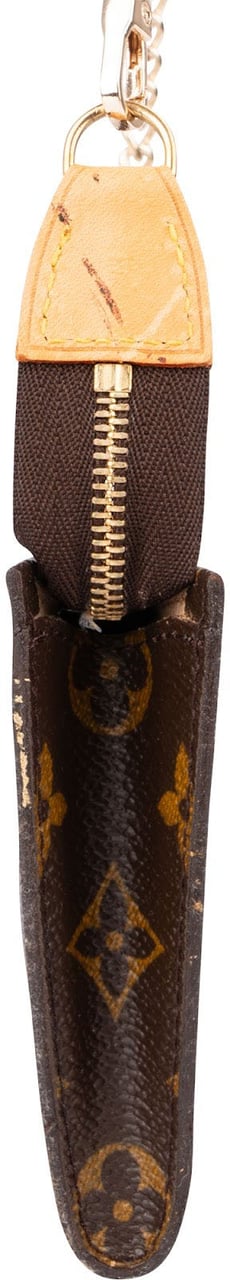 Louis Vuitton Monogram Canvas Mini Bucket Pochette Accessoires Shoulder Bag Bruin