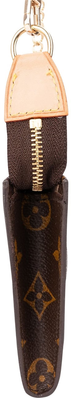 Louis Vuitton Monogram Canvas Bucket Pochette Accessoires Shoulder Bag Bruin