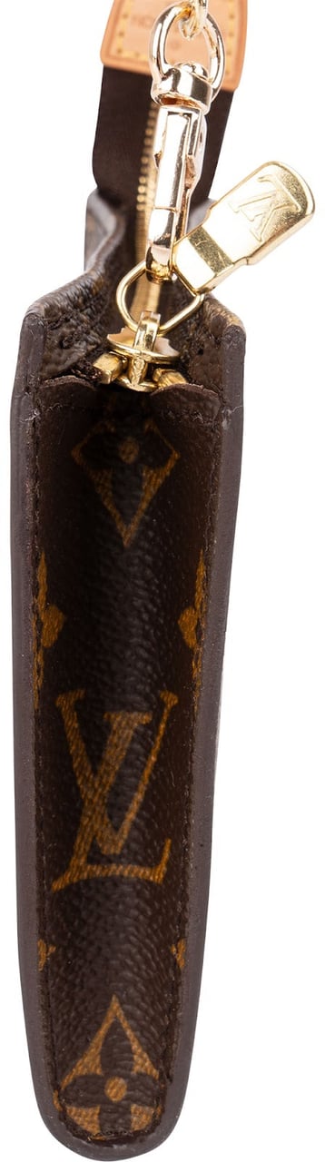 Louis Vuitton Monogram Canvas Bucket Pochette Accessoires Shoulder Bag Bruin