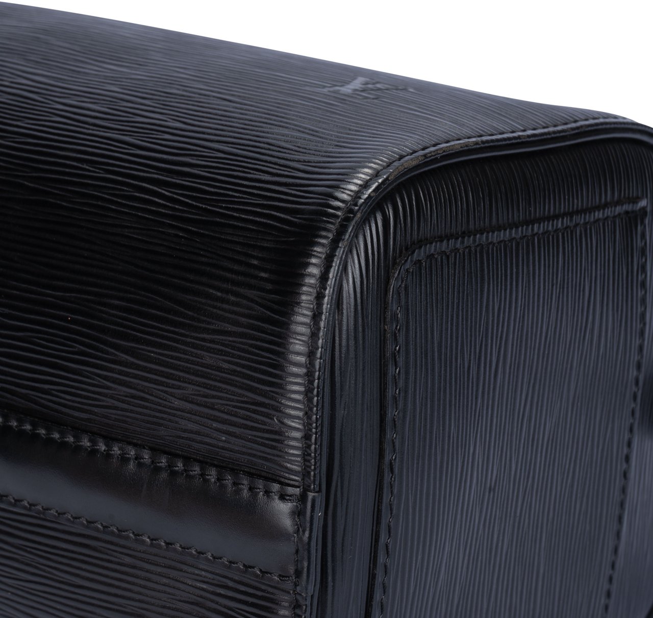 Louis Vuitton Louis Vuitton Noir Epi Leather Speedy 25 Handbag Zwart