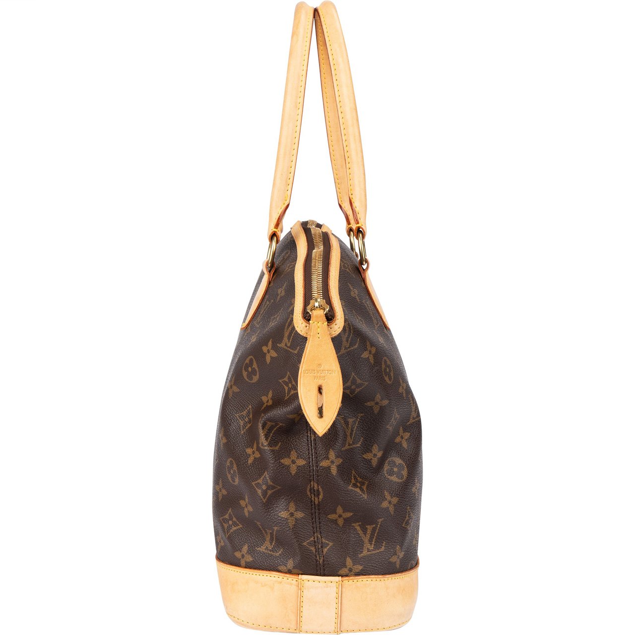 Louis Vuitton Louis Vuitton Canvas Monogram Lockit Horizontal Handbag Bruin