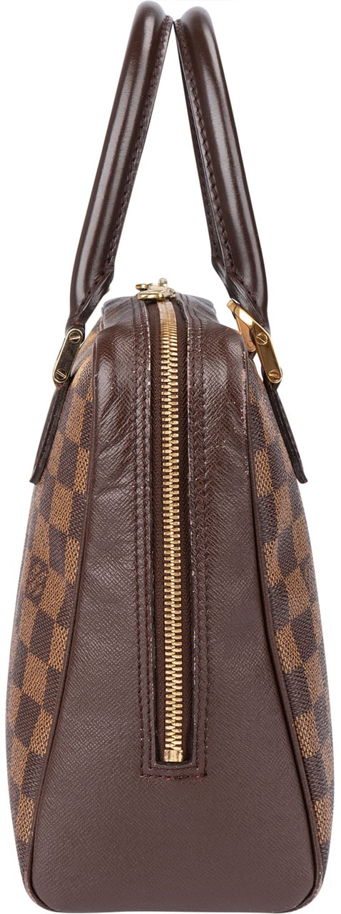 Louis Vuitton Damier Ebene Monogram Brera Handbag Bruin