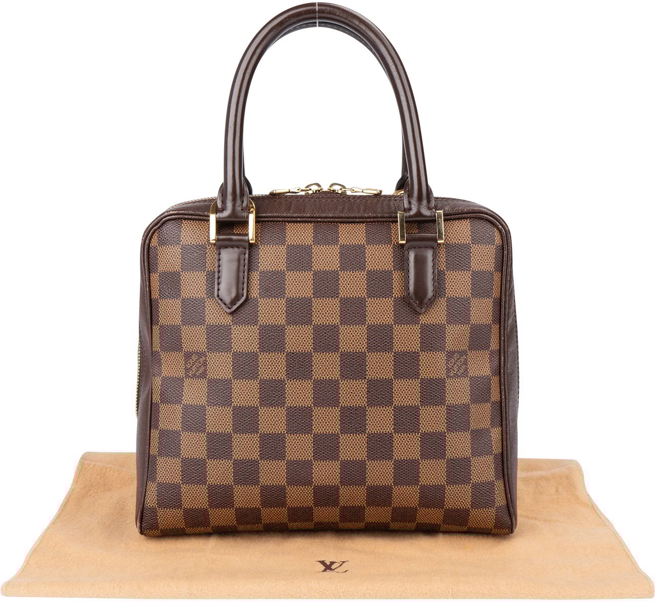 Louis Vuitton Louis Vuitton Damier Ebene Monogram Brera Handbag Bruin
