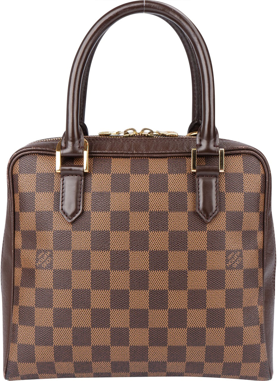 Louis Vuitton Damier Ebene Monogram Brera Handbag Bruin