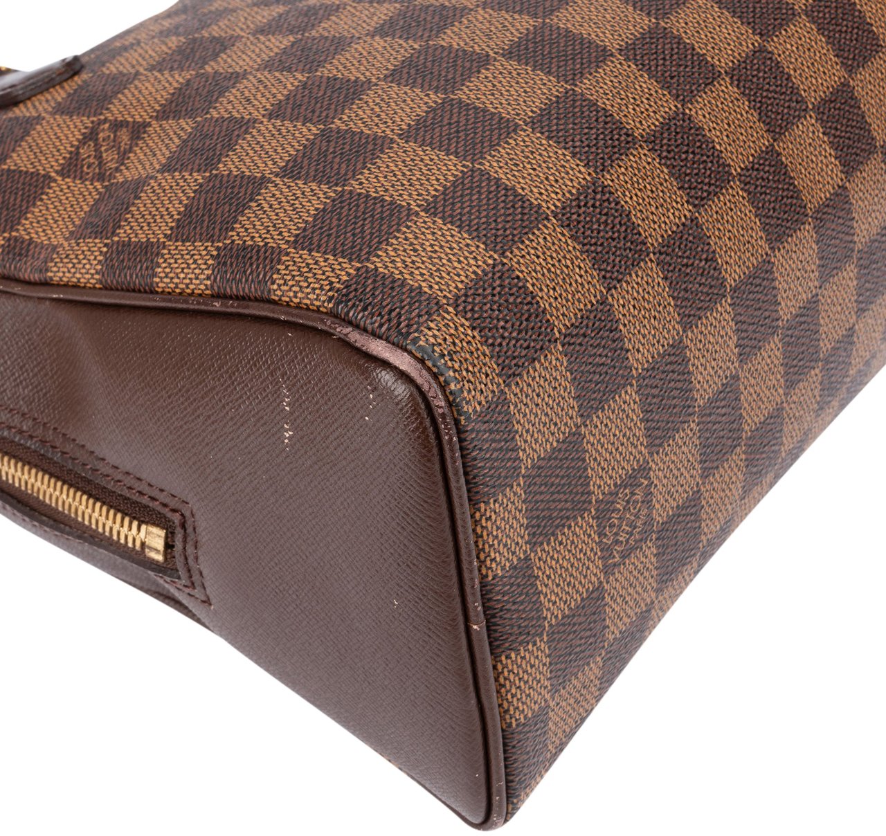 Louis Vuitton Damier Ebene Monogram Brera Handbag Bruin