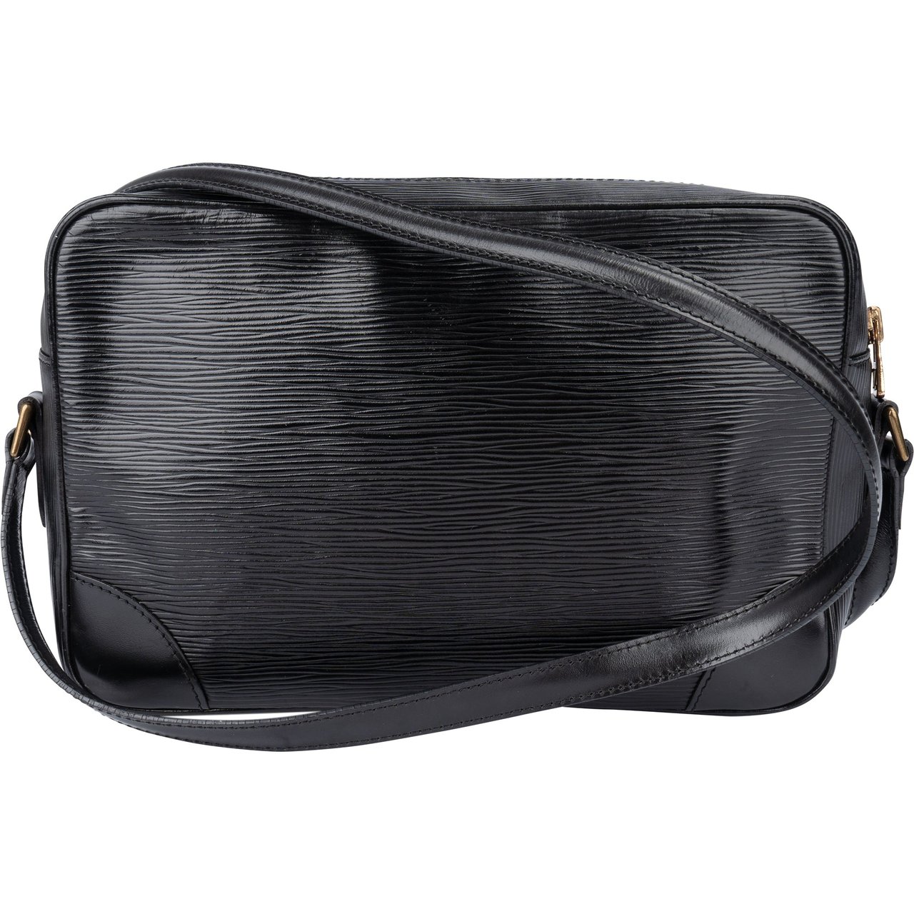 Louis Vuitton Louis Vuitton Noir Epi Leather Trocadero 27 Crossbody Bag Zwart