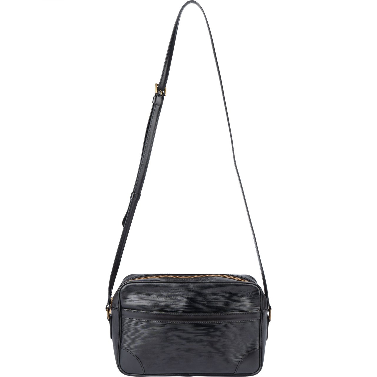 Louis Vuitton Louis Vuitton Noir Epi Leather Trocadero 27 Crossbody Bag Zwart
