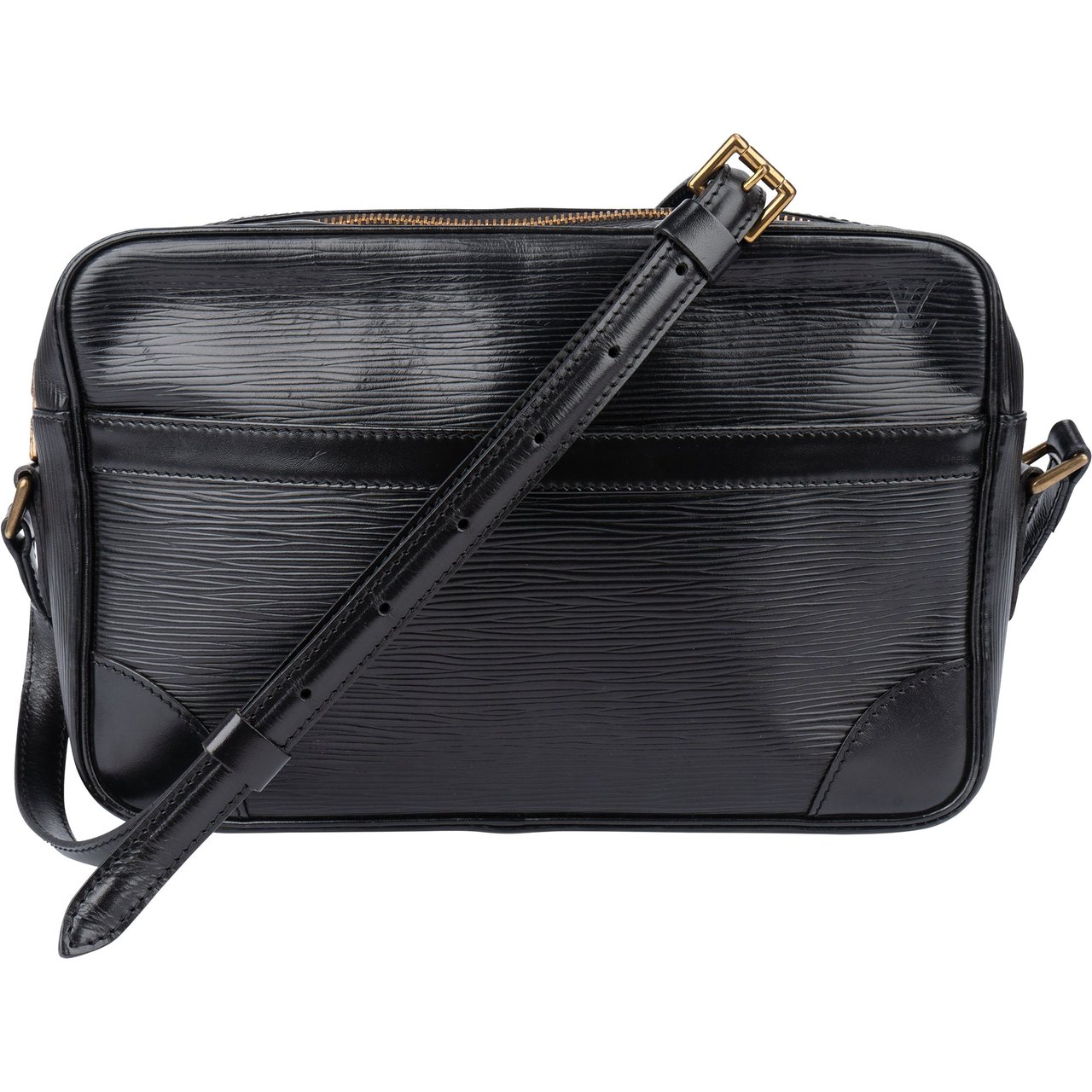 Louis Vuitton Louis Vuitton Noir Epi Leather Trocadero 27 Crossbody Bag Zwart